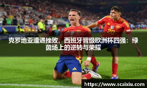 克罗地亚遭遇挫败，西班牙晋级欧洲杯四强：绿茵场上的逆转与荣耀