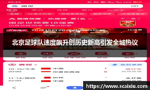 北京足球队速度飙升创历史新高引发全城热议