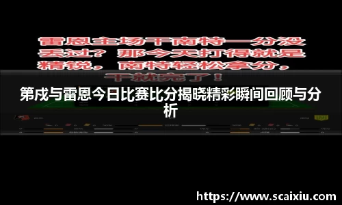 第戍与雷恩今日比赛比分揭晓精彩瞬间回顾与分析